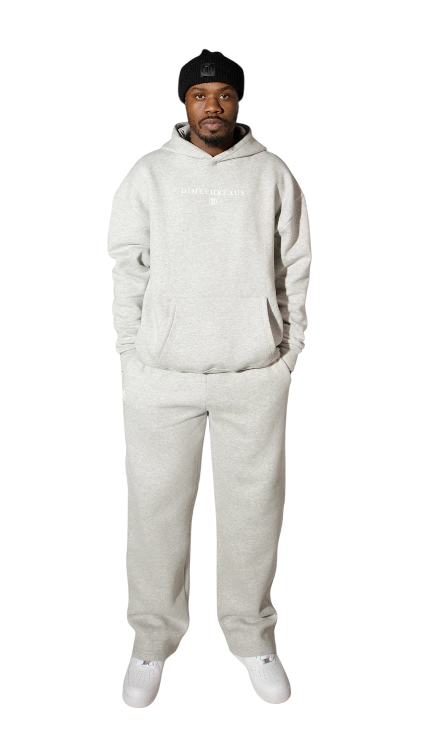 Misty Gray Oversize Sweats