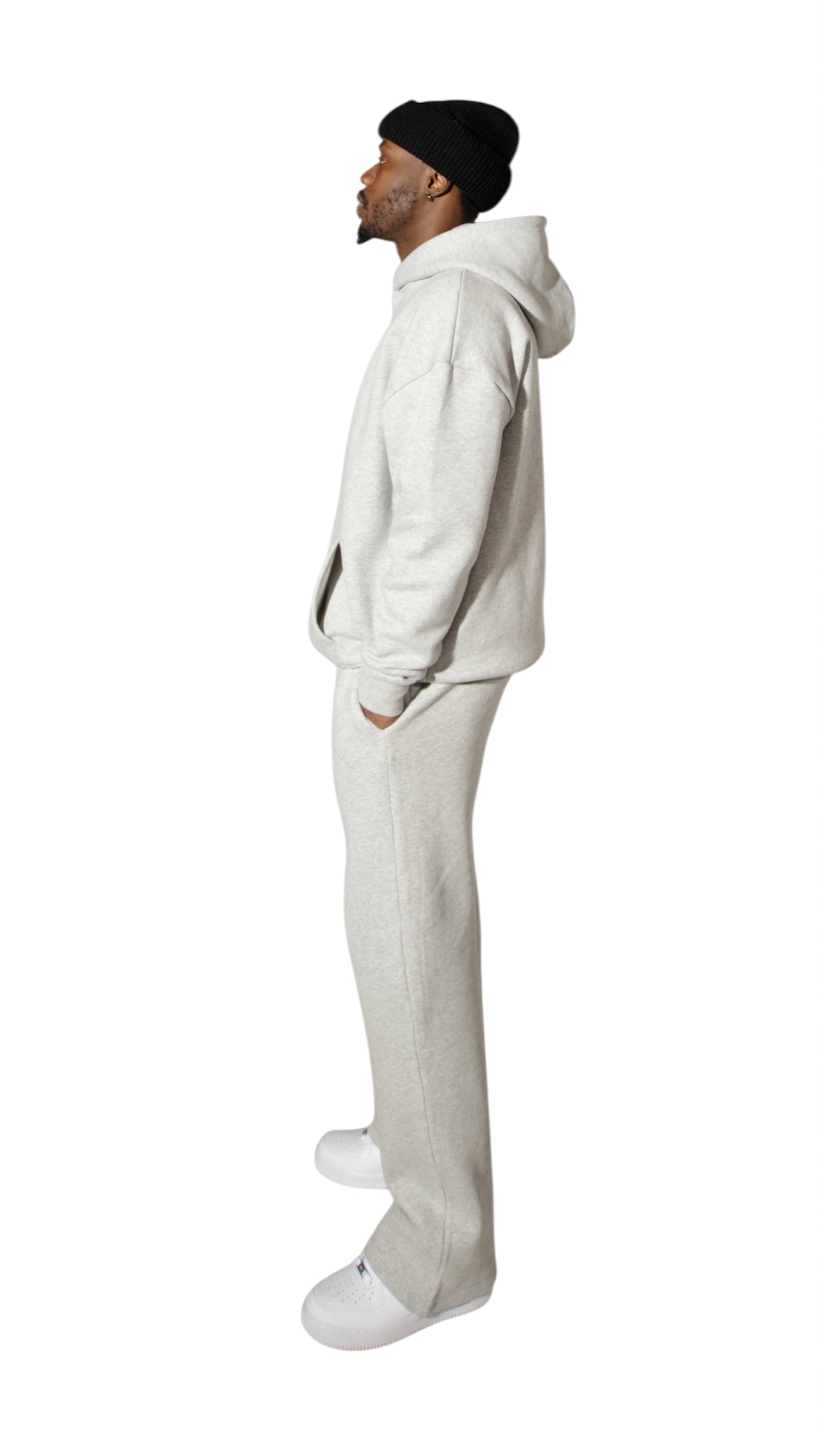 Misty Gray Oversize Sweats