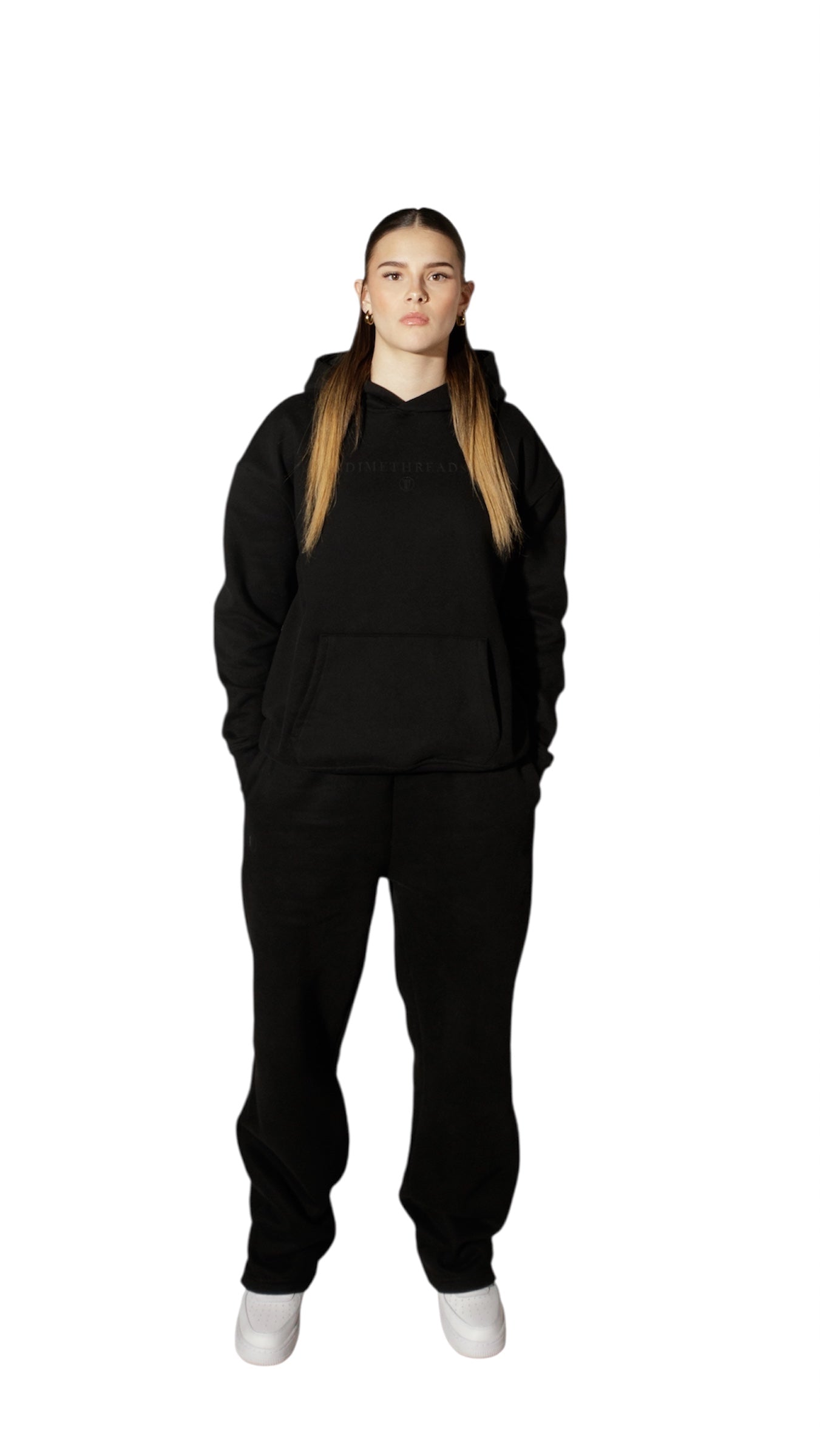 Charcoal Black Oversized Heavyweight Hoodie