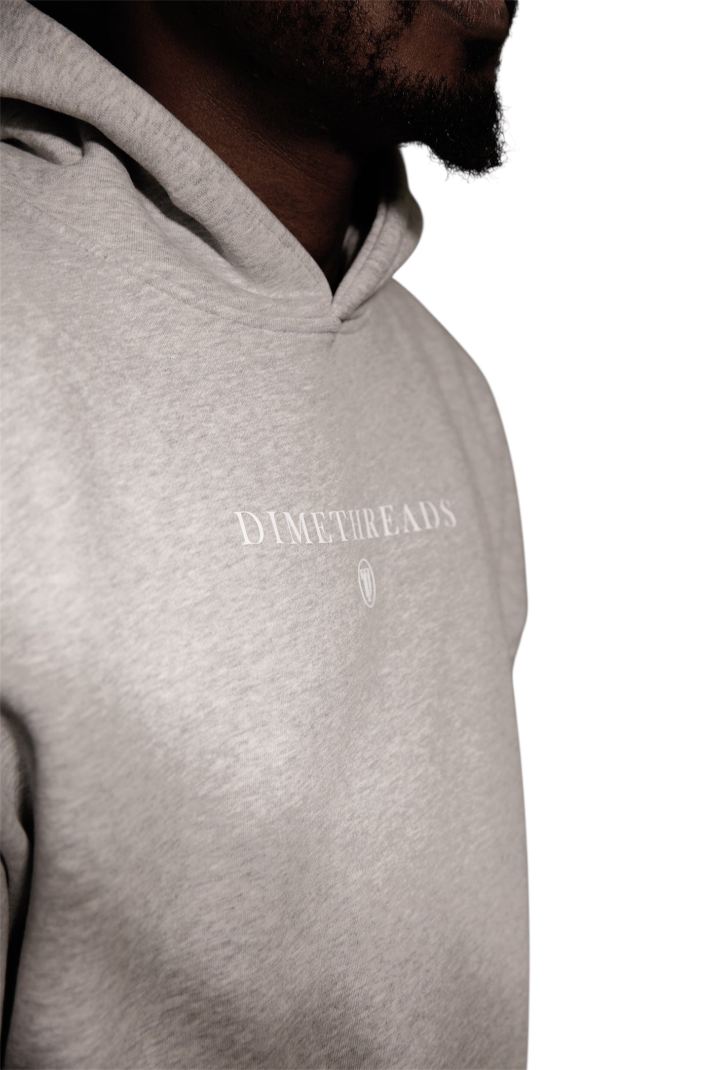 Misty Grey Oversized Heavyweight Hoodie